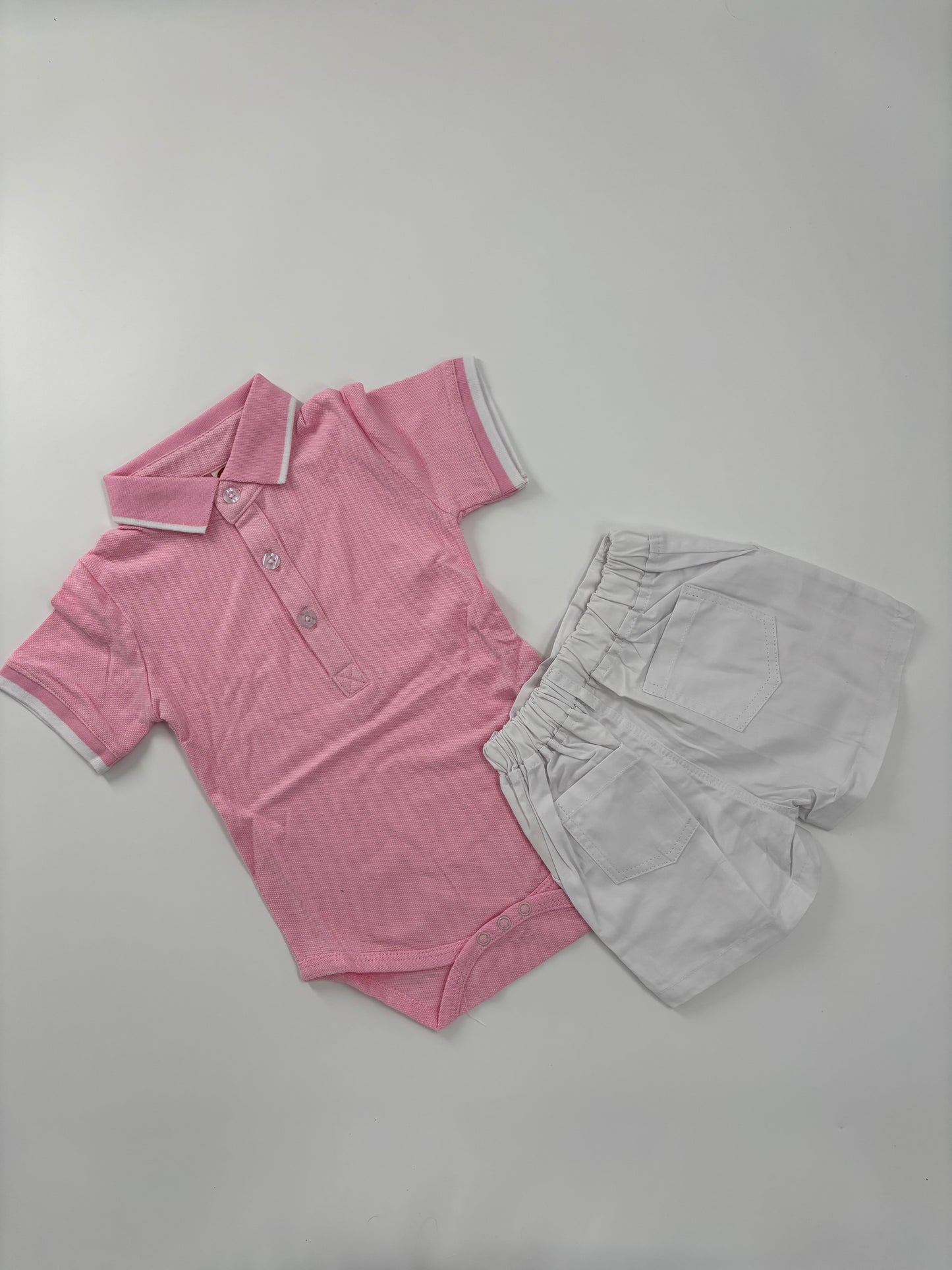 Sommer-Set für Mädchen – Polo-Shirt & Shorts (2-teilig)